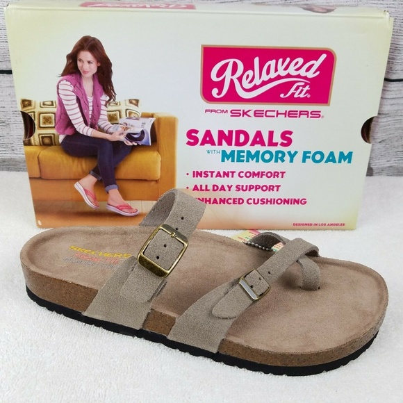 skechers toe loop sandals